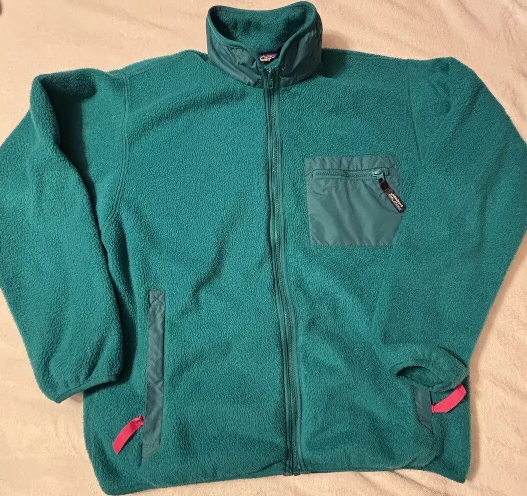 Patagonia Vintage Patagonia Synchilla Zip Up Fleece Jacket Made In USA Size US M / EU 48-50 / 2 - 8 Thumbnail