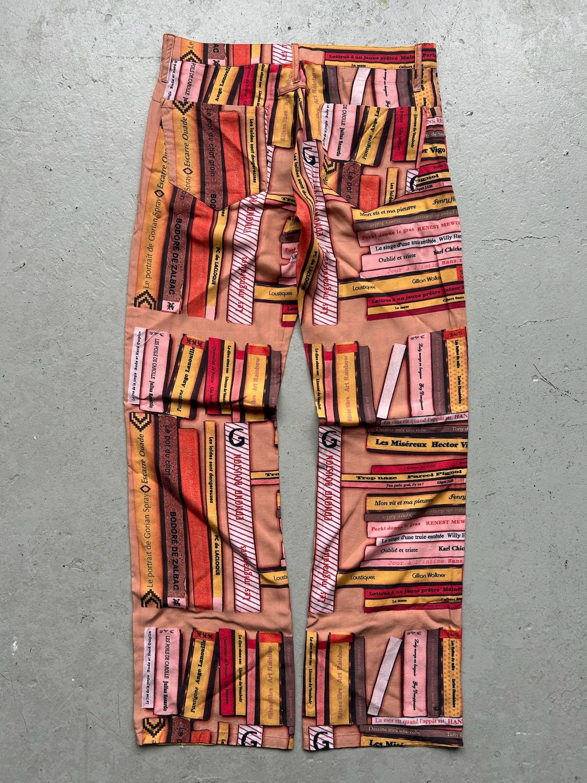 Jean Paul Gaultier Jean Paul Gaultier Bookshelf Pants Size 34" / US 12 / IT 48 - 3 Thumbnail