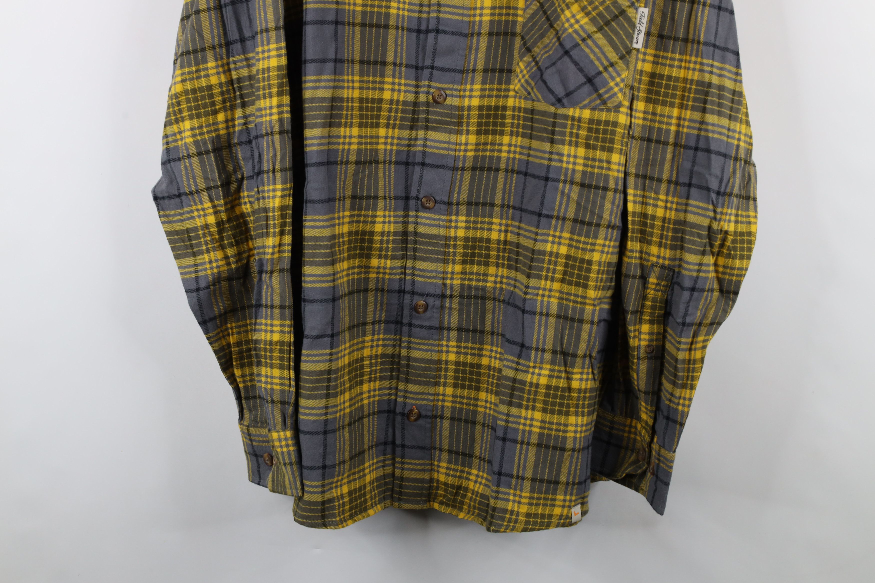 Vintage Deadstock Vintage Y2K Streetwear Button Down Shirt Plaid Size US XXL / EU 58 / 5 - 3 Thumbnail