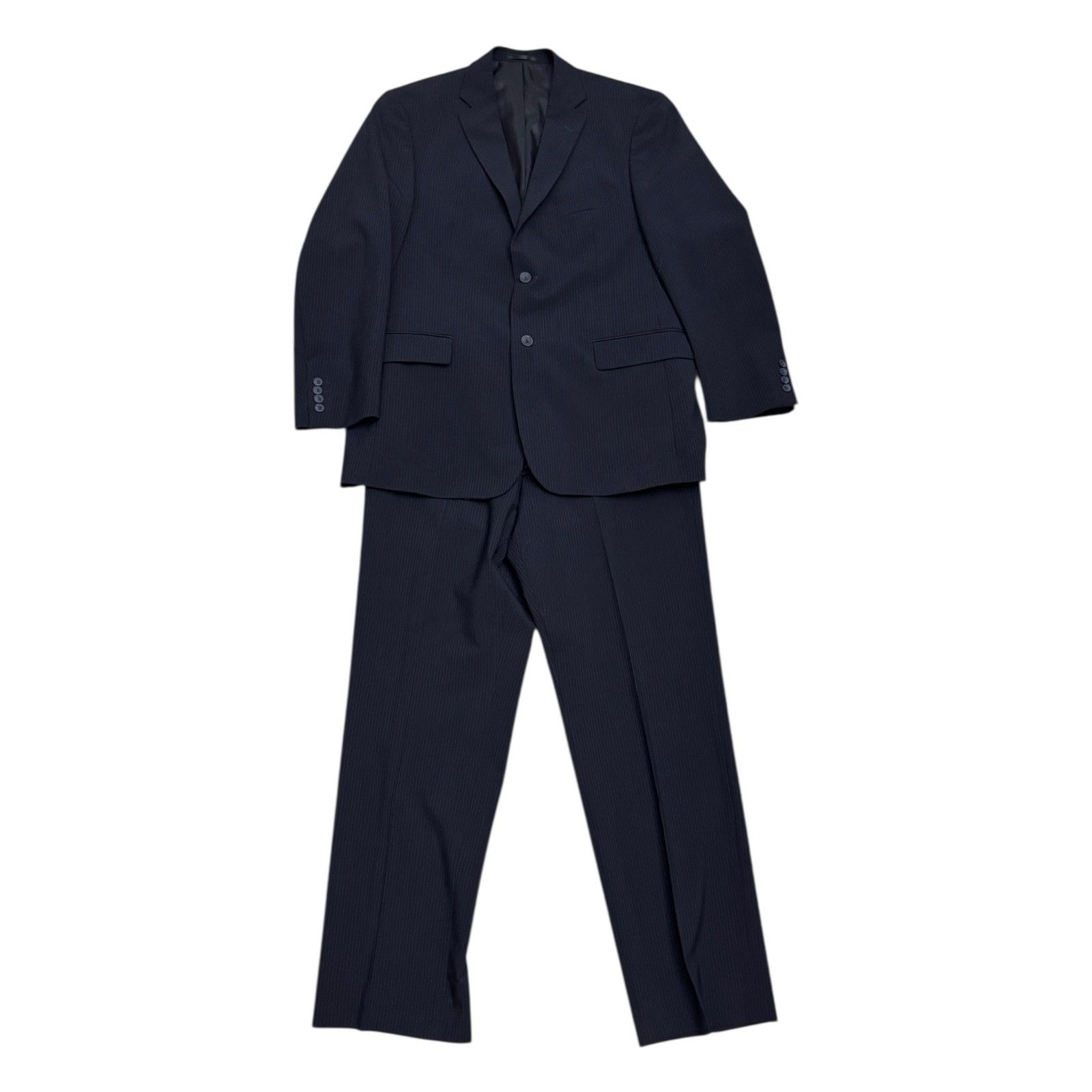 Other BELLISSIMO Pinstripe Designer Business Blazer Suit 42R Size 42R - 2 Thumbnail