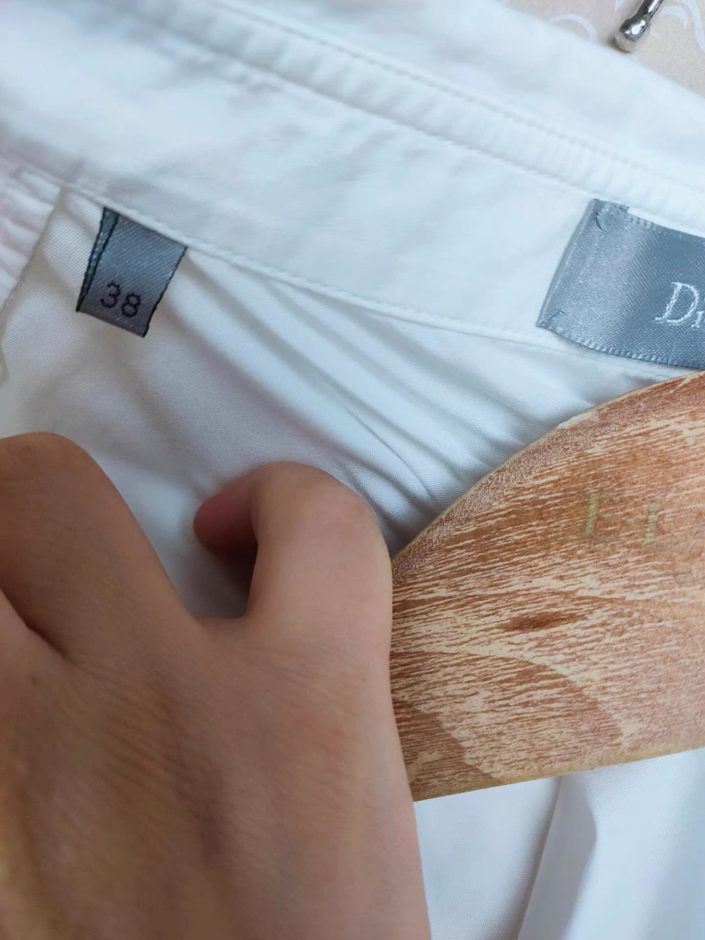 Dior Dior Men's White Shirt K29 Size US M / EU 48-50 / 2 - 5 Thumbnail