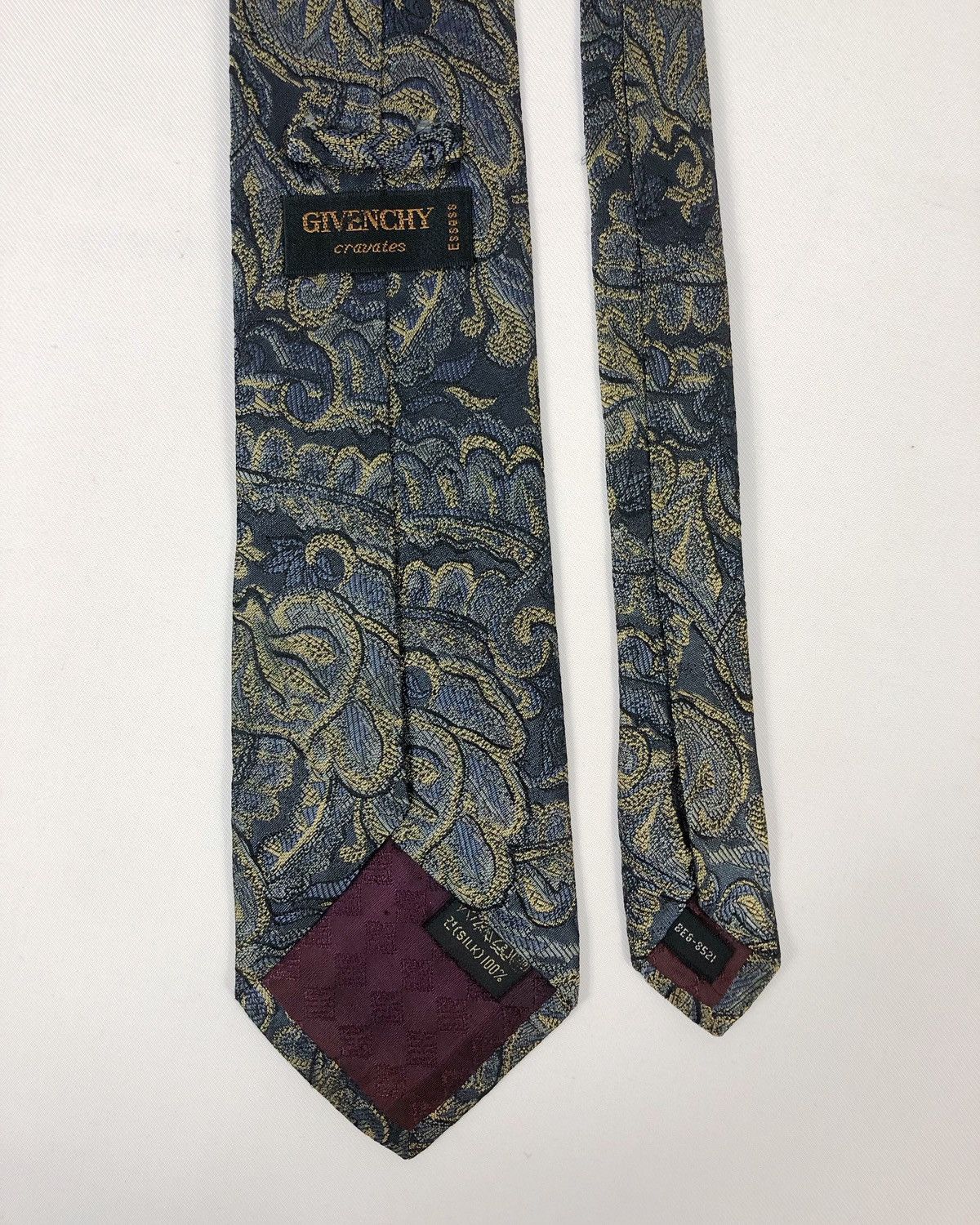 Givenchy × Vintage Rare Vintage Givenchy Cravates Silk Tie Size ONE SIZE - 5 Thumbnail