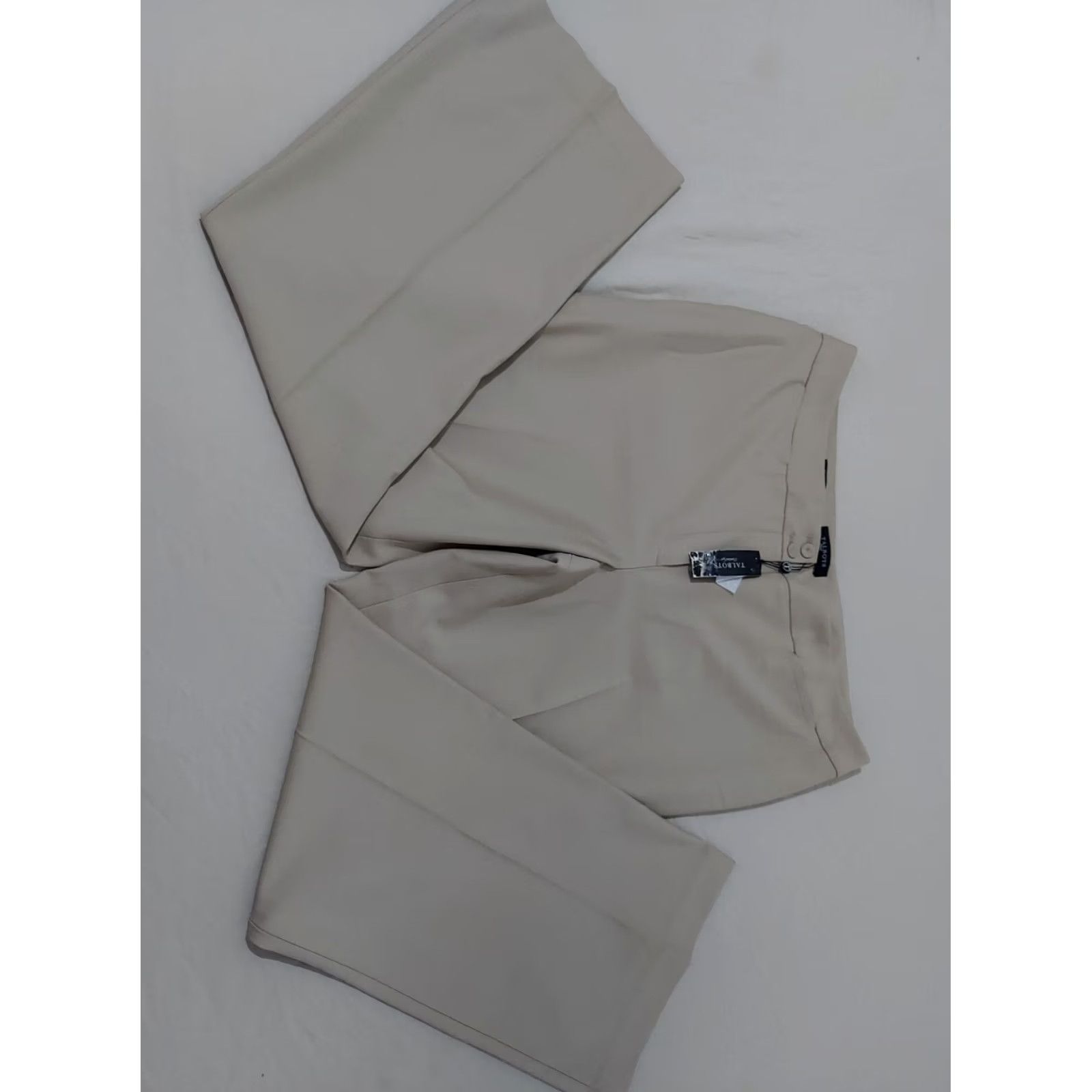 Talbots Talbots Dress Pants 18 Plus Beige Khaki Women's Pants Slacks Trouser Banded 18 Womens Size 40" / US 18 - 3 Thumbnail