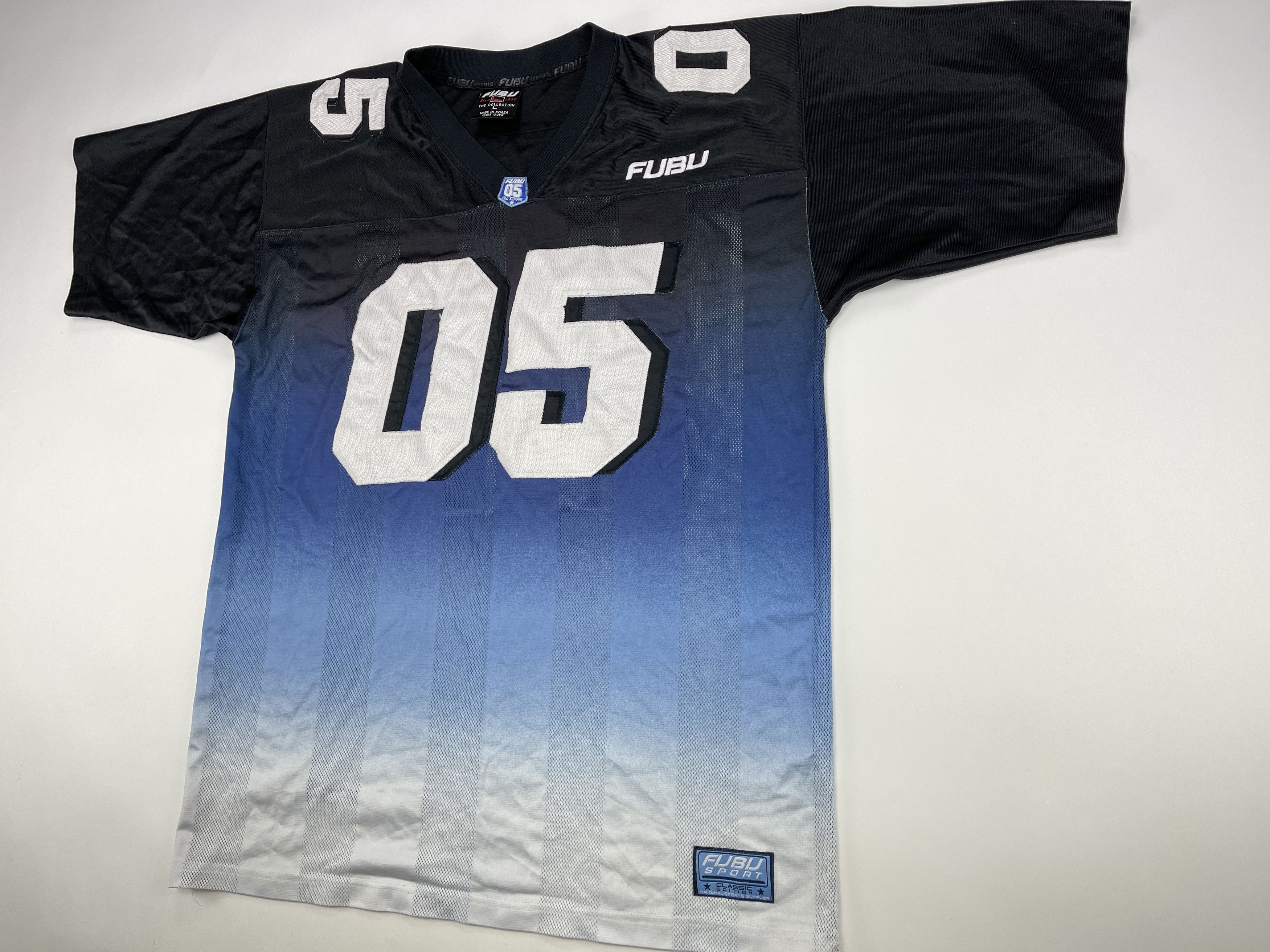 Fubu FUBU jersey, blue, Fubu 05, vintage hip hop t-shirt, 90s L Size US L / EU 52-54 / 3 - 8 Thumbnail