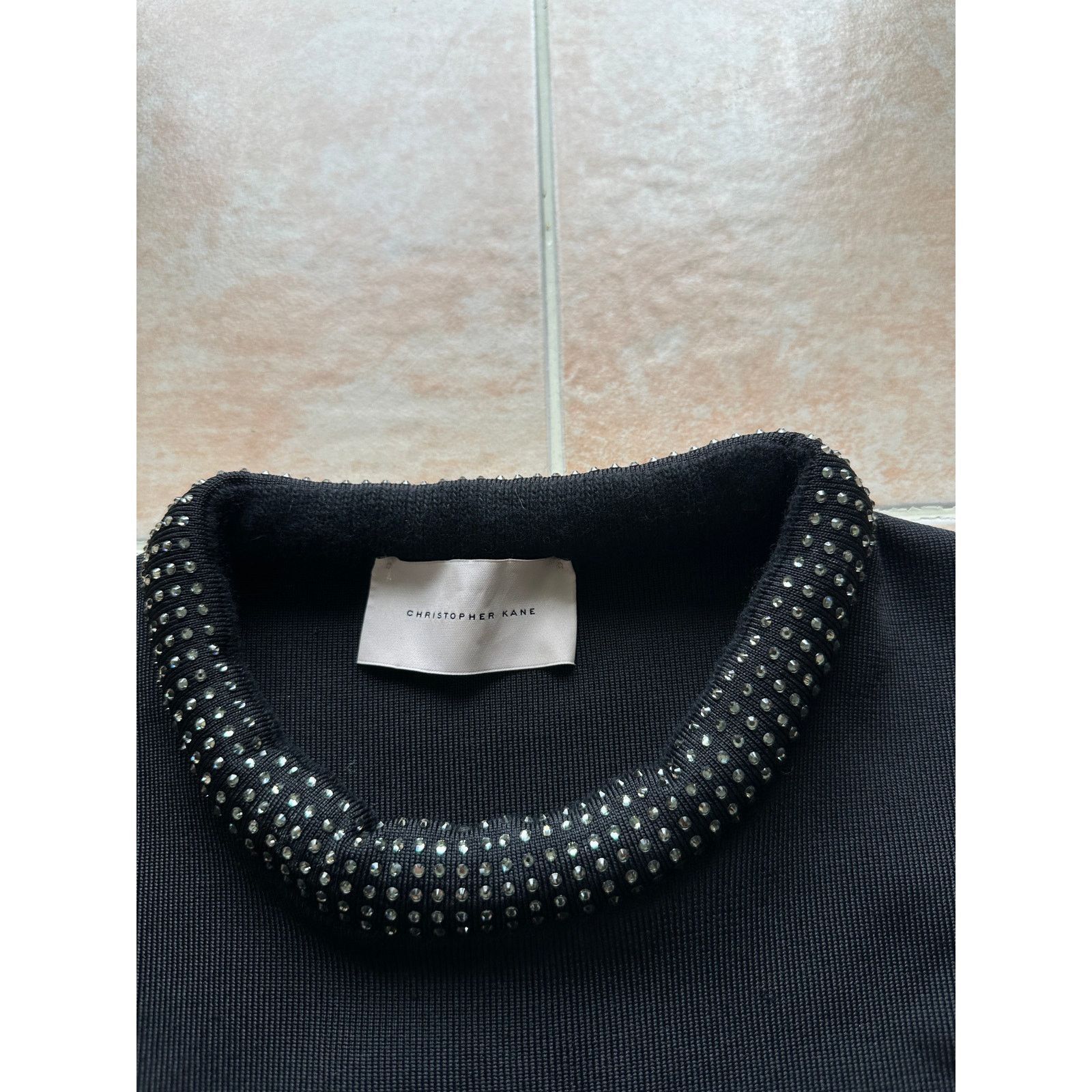 Christopher Kane Christopher Kane Black-trim swarovski crystal Bodycon Dress Size M / US 6-8 / IT 42-44 - 4 Thumbnail