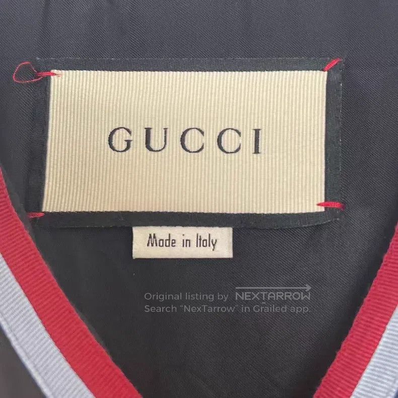 Gucci Gucci Beige striped V-neck single-breasted long-sleeved co Size M / US 6-8 / IT 42-44 - 6 Thumbnail