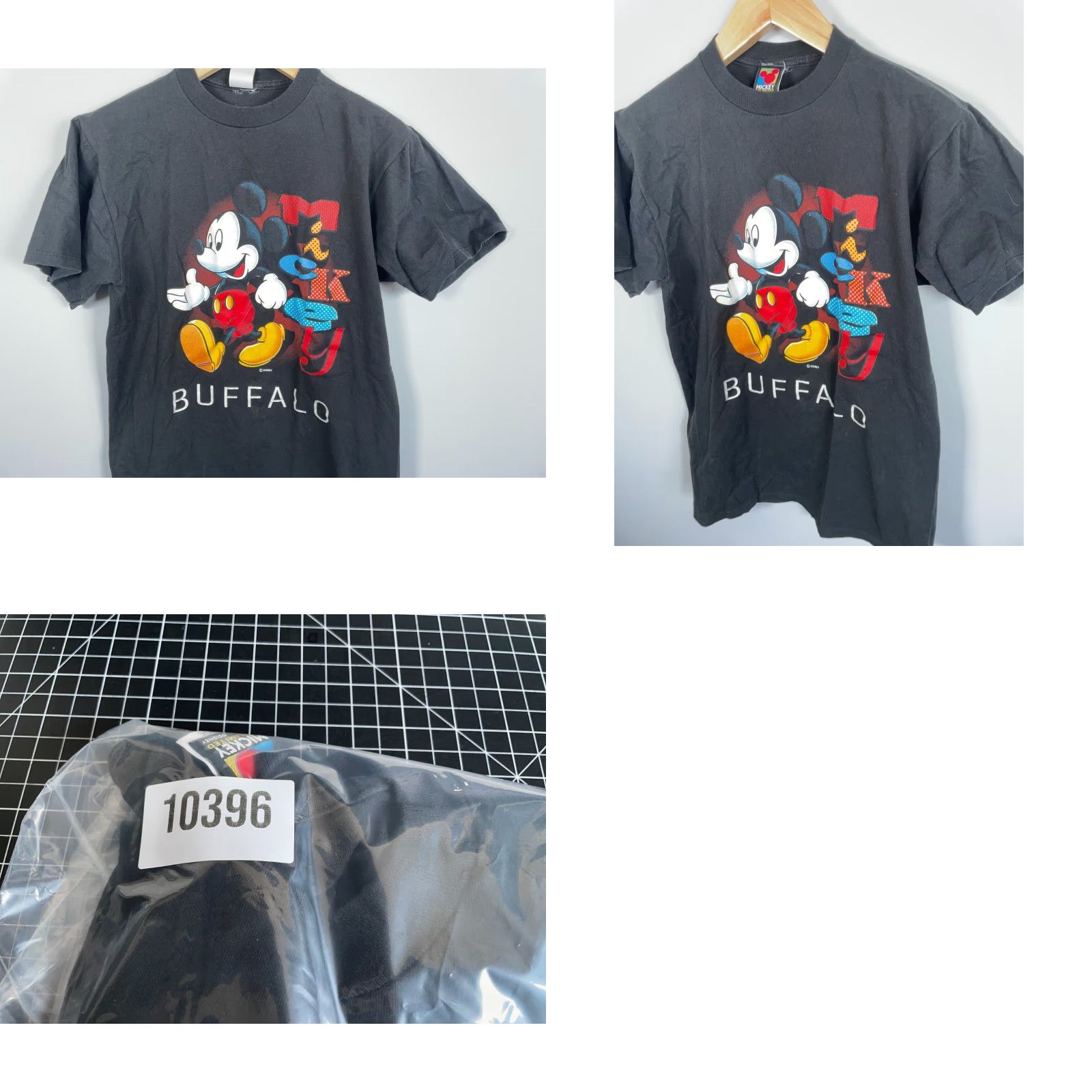 Mickey Unlimited VINTAGE Mickey Unlimited Buffalo 90s T-Shirt Adult Medium Black Mickey Mouse Logo Graphic Print South New York Mens Size US M / EU 48-50 / 2 - 8 Thumbnail