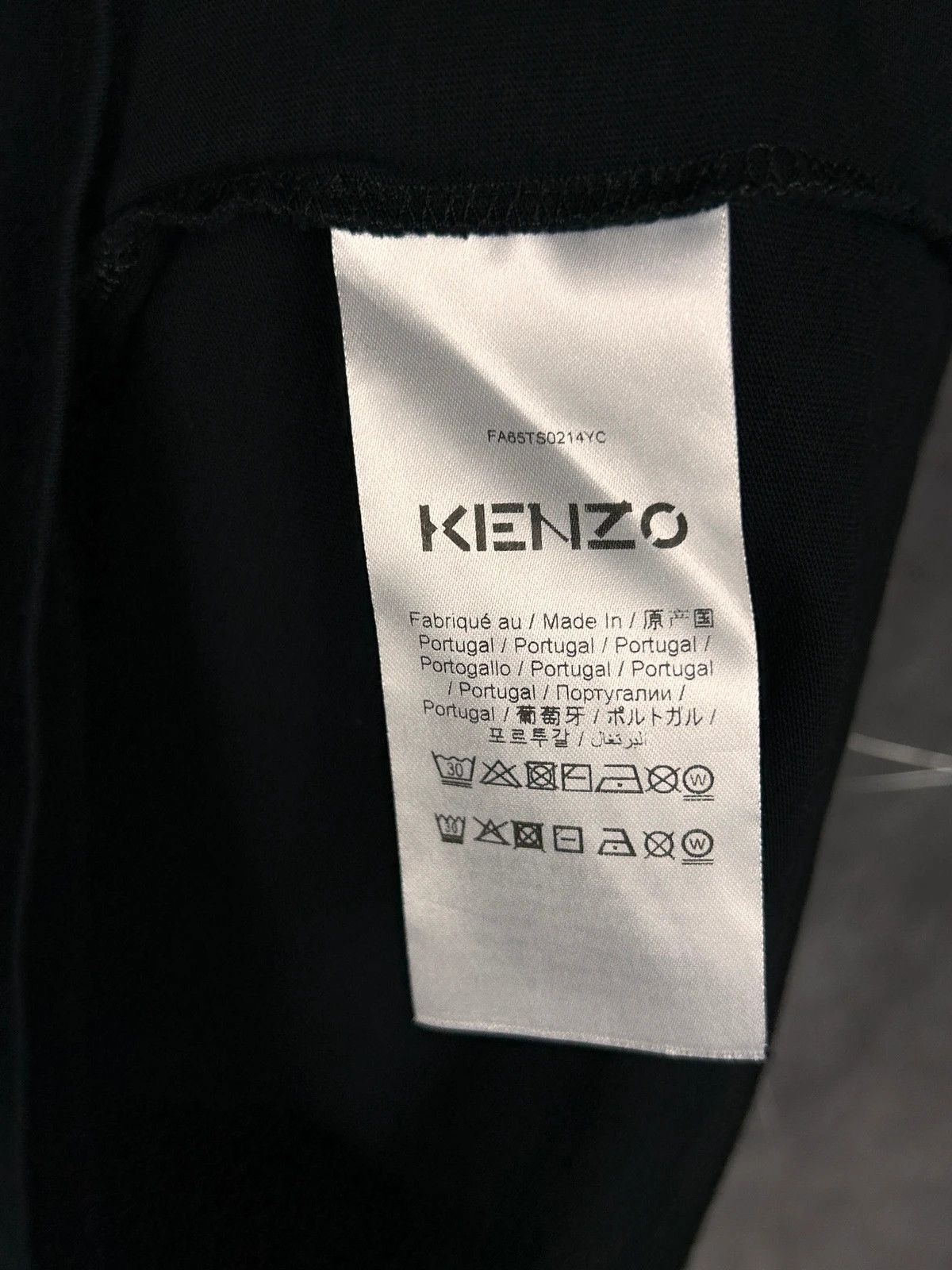 Designer × Kenzo Kenzo Paris eye t shirt big logo print spellout tee black Size US S / EU 44-46 / 1 - 6 Thumbnail