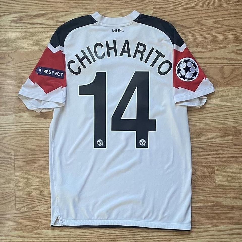 Nike Manchester United Chicharito 2010 11 away CL jersey Size US S / EU 44-46 / 1 - 1 Thumbnail