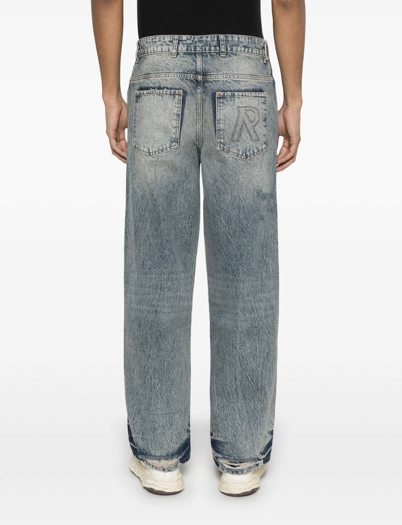 Represent Clo. Represent R3 Distressed Baggy Jeans Blue W33 – Premium Size US 33 - 23 Thumbnail