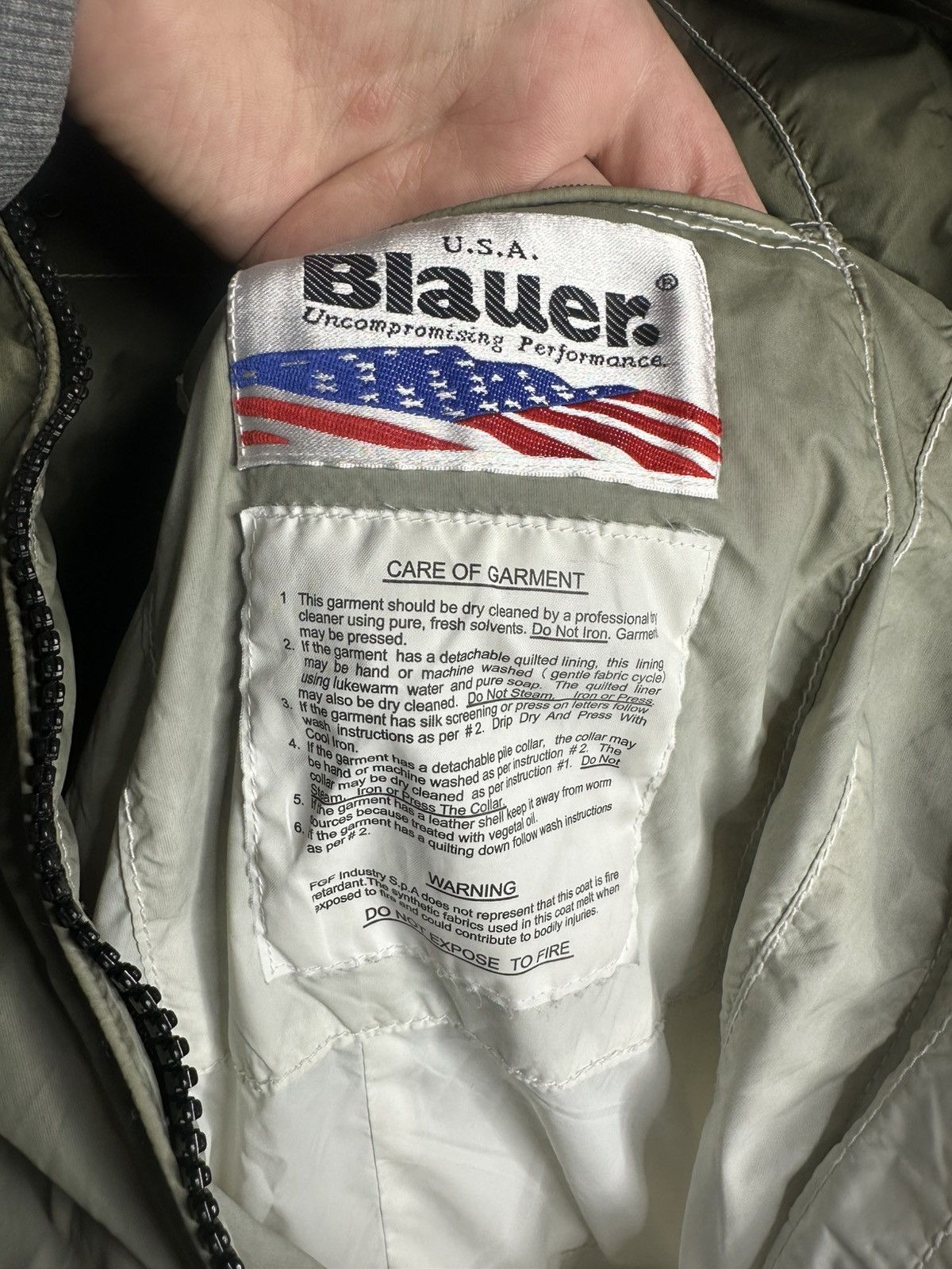 Other Blauer USA Biker Jacket Gradient Zip Up Women’s Size M Size M / US 6-8 / IT 42-44 - 4 Thumbnail