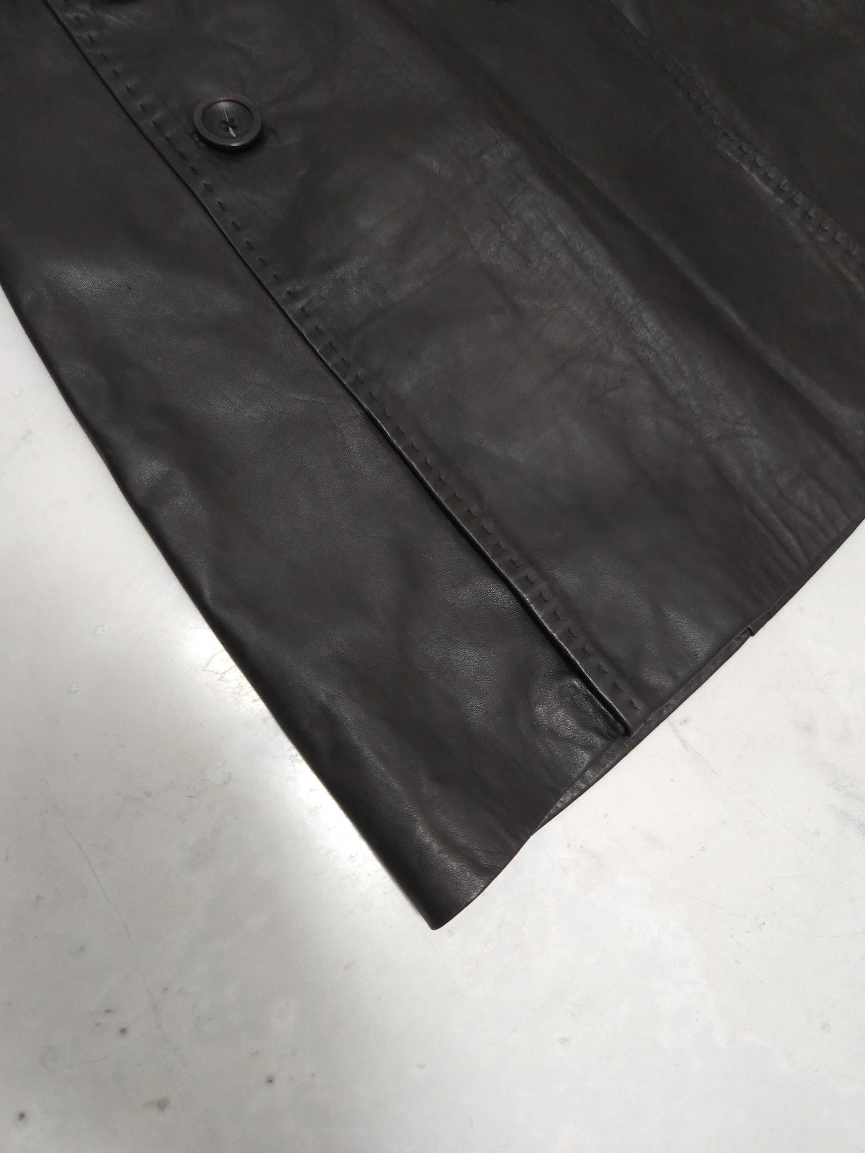 Max Mara × Weekend Max Mara Max mara leather mini skirt Size 26" / US 2 / IT 38 - 7 Thumbnail