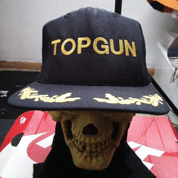 Vintage Vintage Bancroft Top Gun Scrambled Eggs Snap Back Hat Cap Size ONE SIZE - 1 Thumbnail