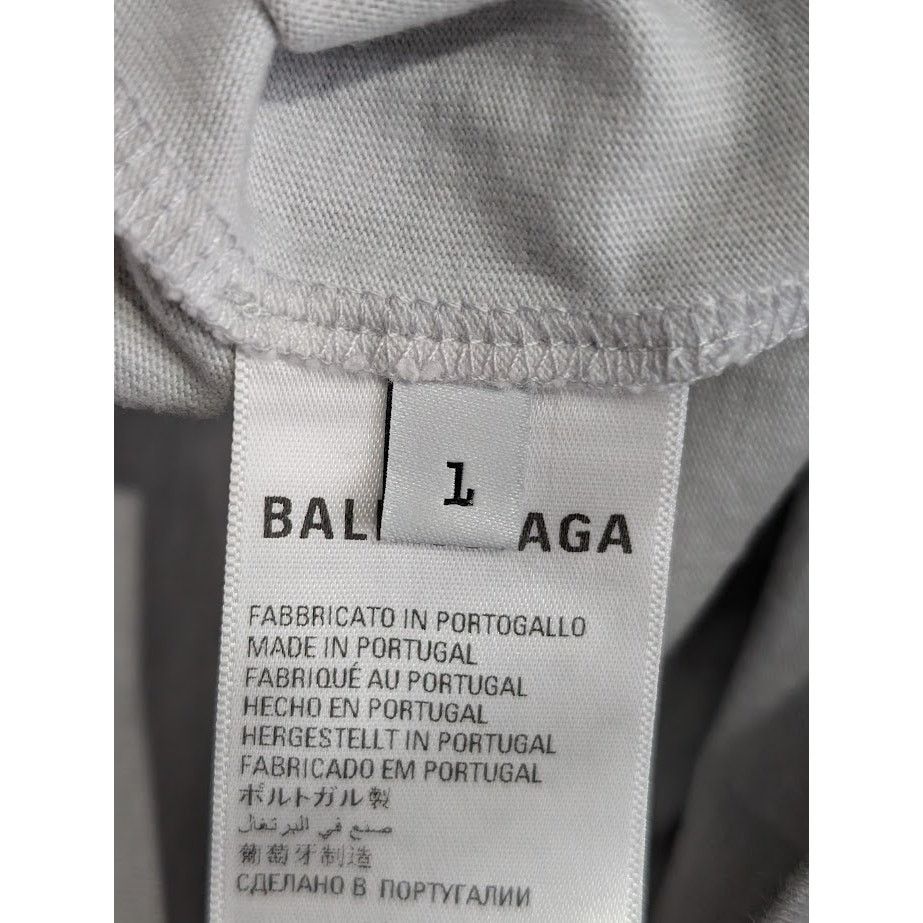 Balenciaga o1rshd1 Long Sleeve T-Shirt in Gray Size US S / EU 44-46 / 1 - 18 Thumbnail