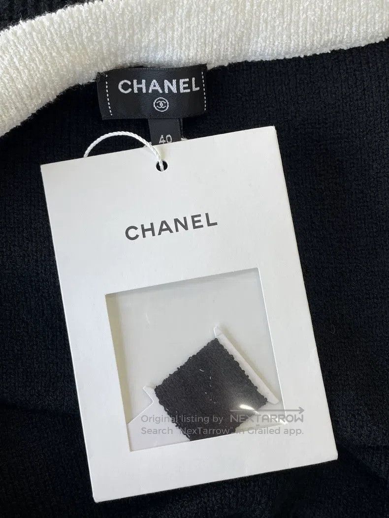Chanel Chanel Black and white double C suspenders Size S / US 4 / IT 40 - 4 Thumbnail