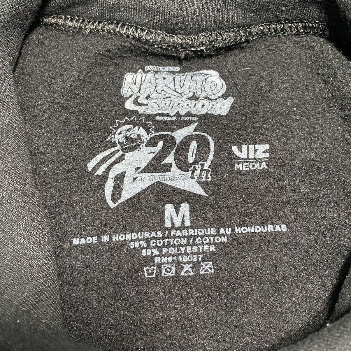 Anime × Vintage VINTAGE NARUTO SHIPPUDEN UCHIHA SASUKE HOODIE PULLOVER Size US M / EU 48-50 / 2 - 4 Thumbnail