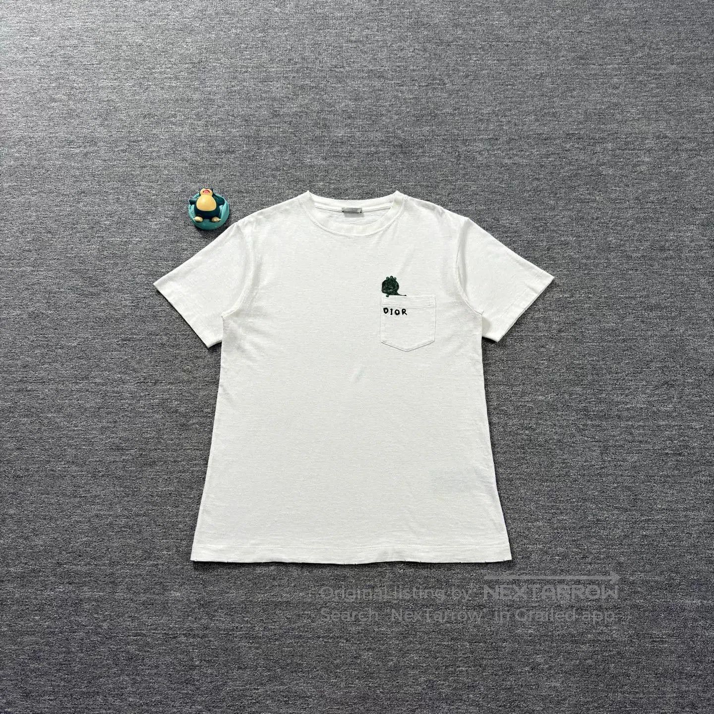 Dior white pocket dinosaur short sleeve t-shirt. Size US M / EU 48-50 / 2 - 1 Thumbnail