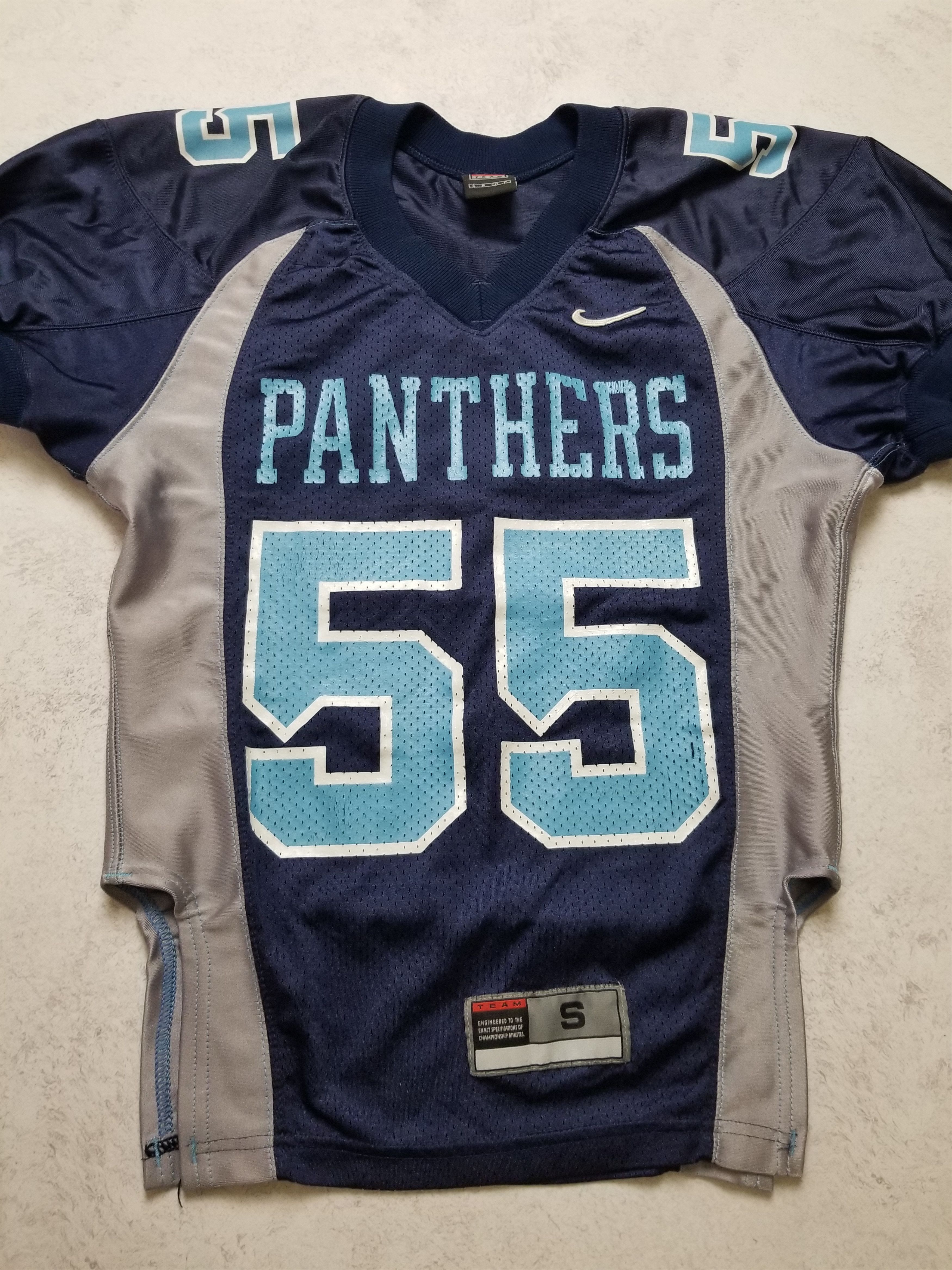 Nike Vintage Nike Panthers #55 NFL Jersey Size US S / EU 44-46 / 1 - 1 Thumbnail