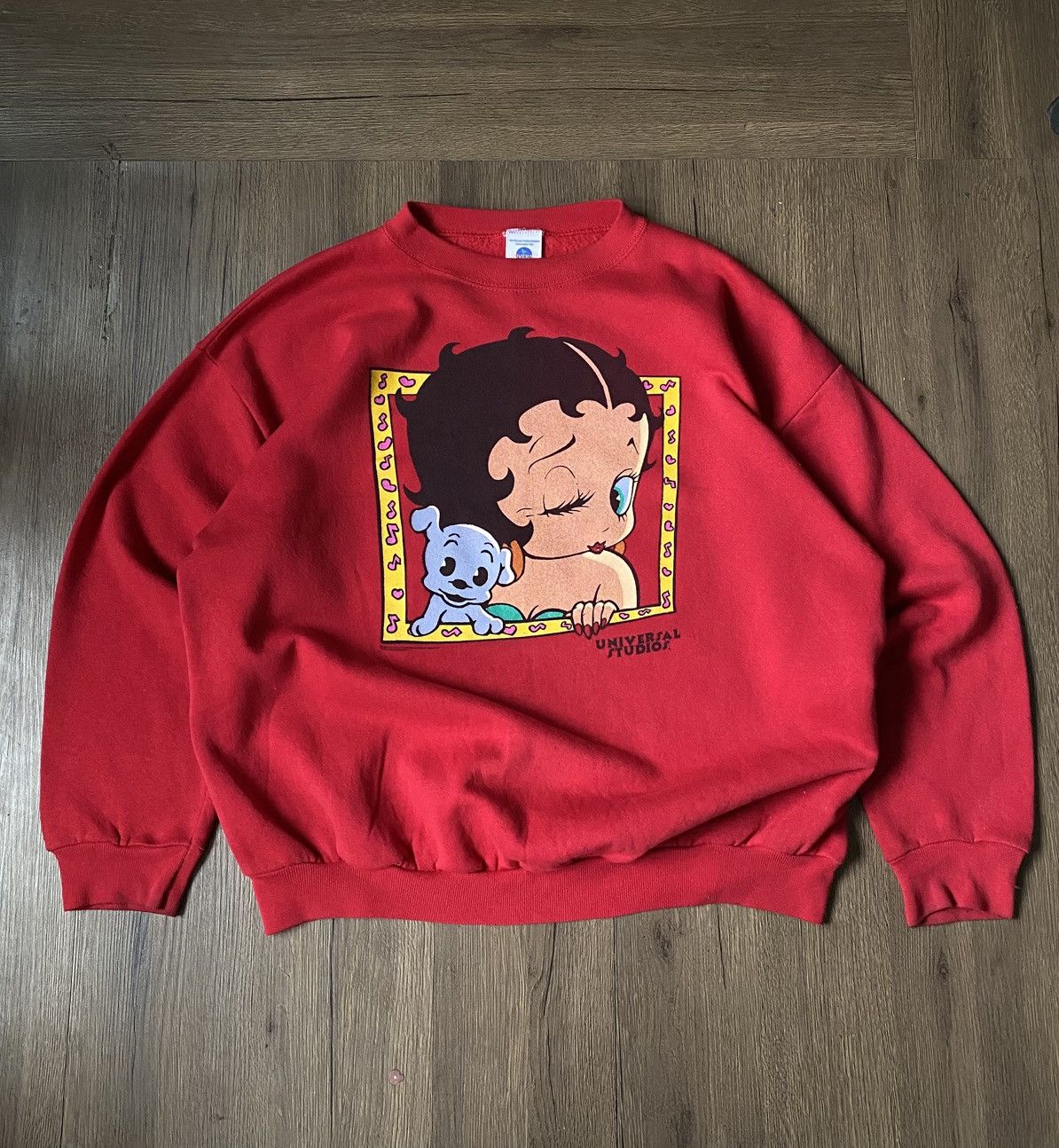 Vintage 1994 Betty Boop sweatshirt Size US XL / EU 56 / 4 - 1 Thumbnail