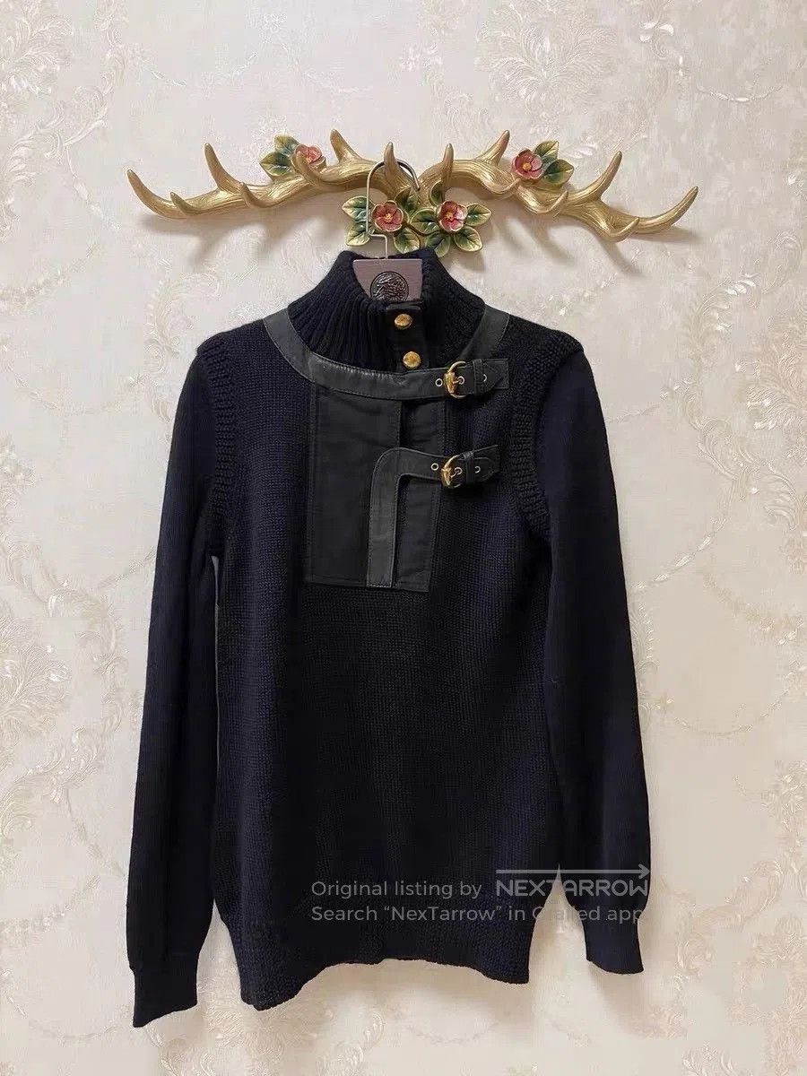 Gucci Gucci Runway Alpaca Belt-Decorated Sweater. Size M / US 6-8 / IT 42-44 - 1 Thumbnail