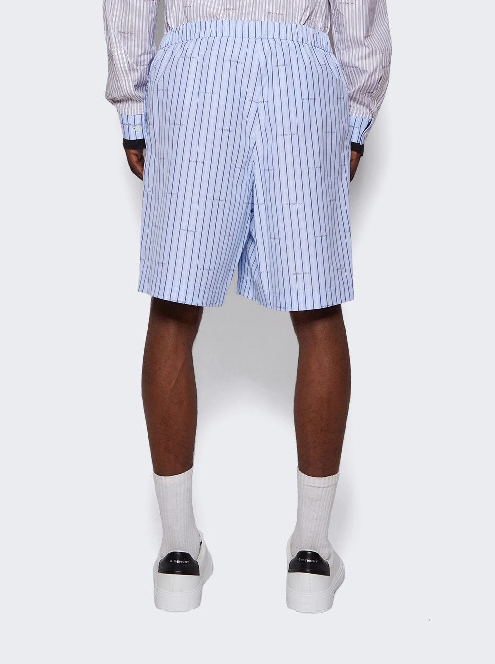 Givenchy o1mle0426 Elasticated Shorts in Blue Size US 38 / EU 54 - 5 Thumbnail