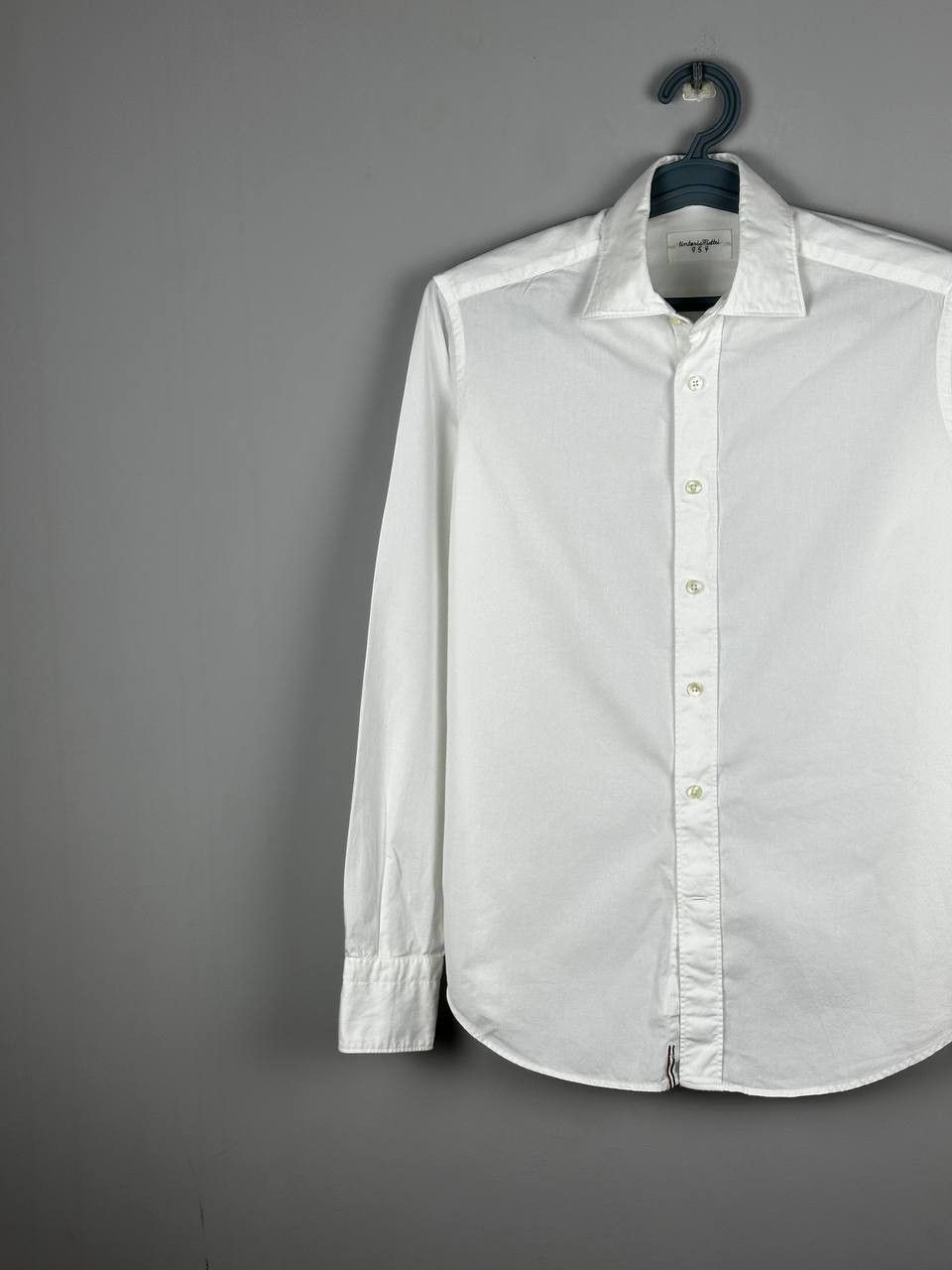Tintoria Mattei Tintoria Mattei Luxury White Formal Italian Shirt Size US M / EU 48-50 / 2 - 2 Thumbnail