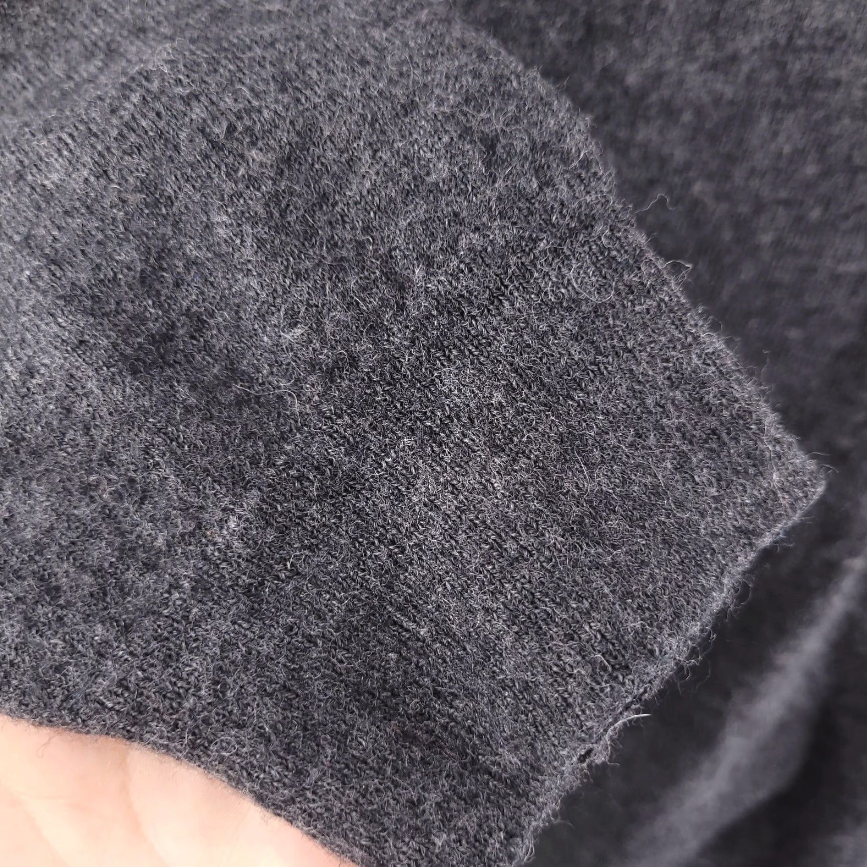Club Room Club Room Quarter Zip Sweater Mens Large Wool Gray FITS SHORT Size US L / EU 52-54 / 3 - 5 Thumbnail