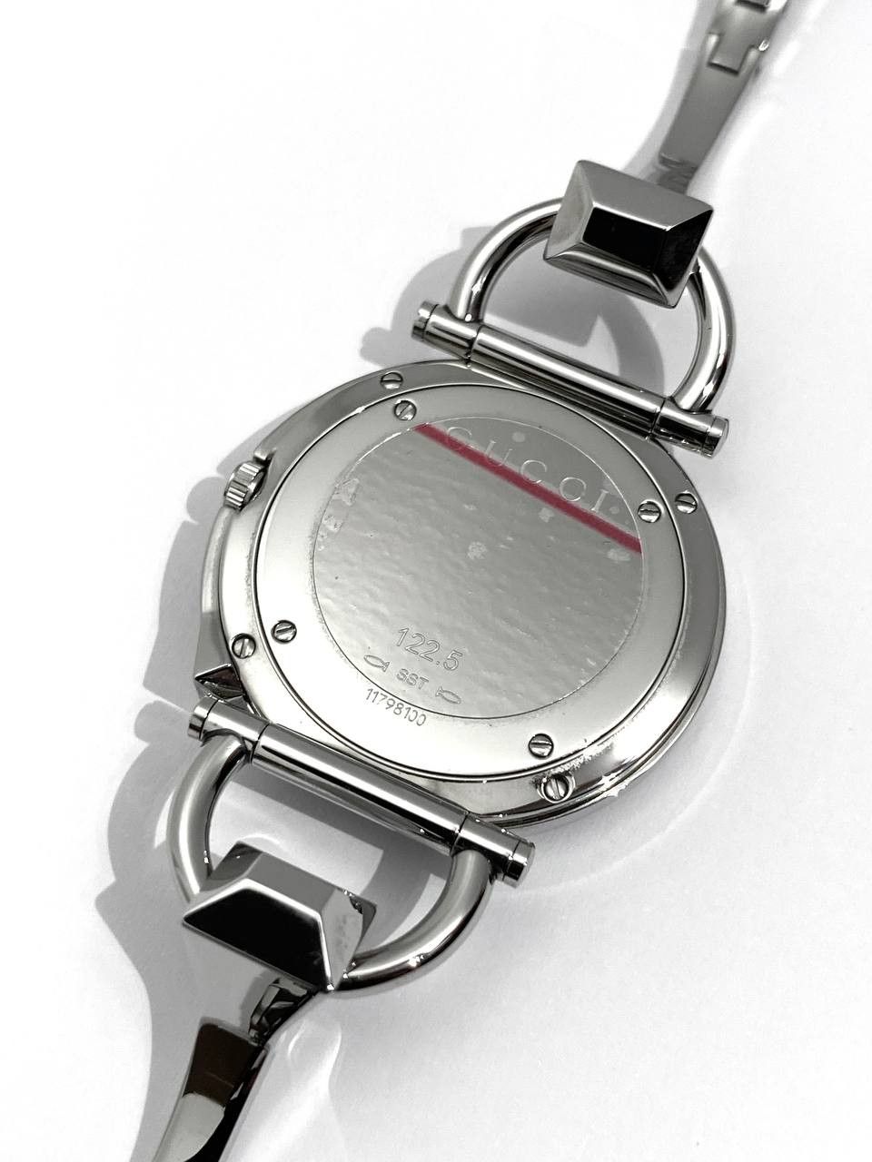 Gucci Gucci GG Logo Chiodo Horsebit Bracelet Steel Wrist Watch Size ONE SIZE - 8 Thumbnail