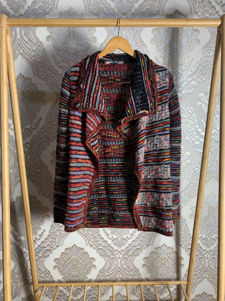 Desigual VINTAGE DESIGUAL SWEATER KNIT ITALIAN DESIGNER CASUAL RETRO Size S / US 4 / IT 40 - 1 Thumbnail