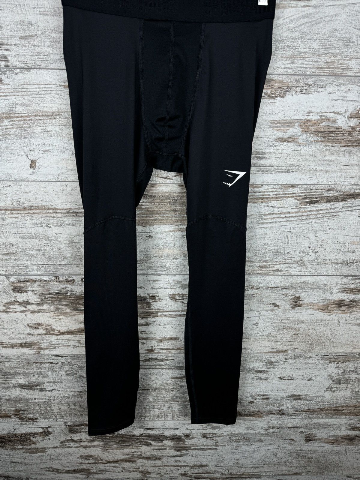 Gymshark Mens Gymshark Leggings pants black sport life Size US 30 / EU 46 - 3 Thumbnail