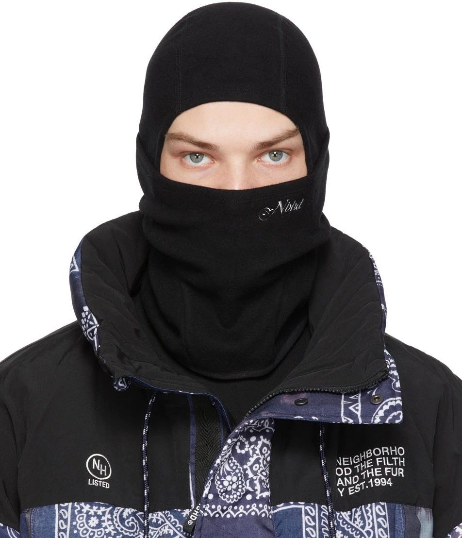 Japanese Brand × Neighborhood Neighborhood Black ‘In the Wind’ Balaclava Size ONE SIZE - 1 Thumbnail