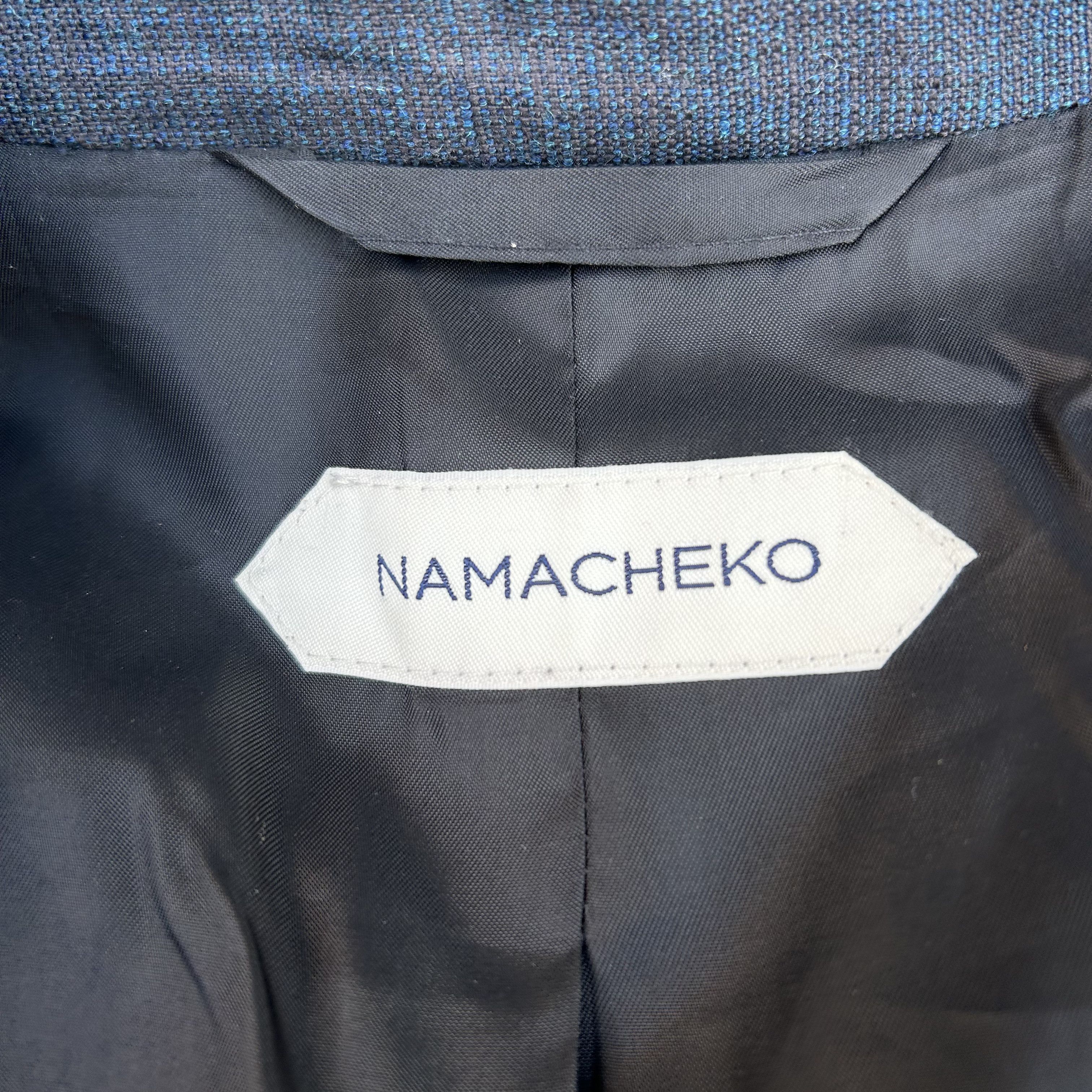 Namacheko Namacheko Blue Coat Jacket Patchwork Detailing Size US L / EU 52-54 / 3 - 6 Thumbnail