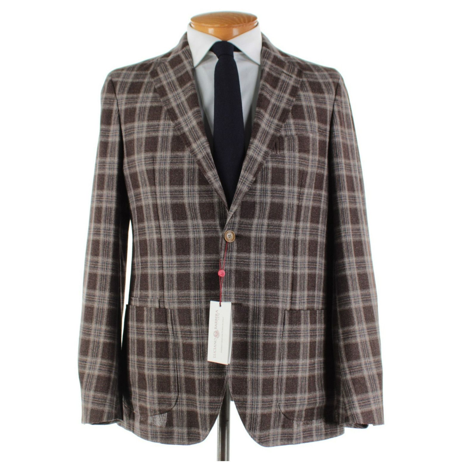 Luciano Barbera Luciano Barbera Sport Coat Size 42 US in Brown Size 42R - 1 Thumbnail
