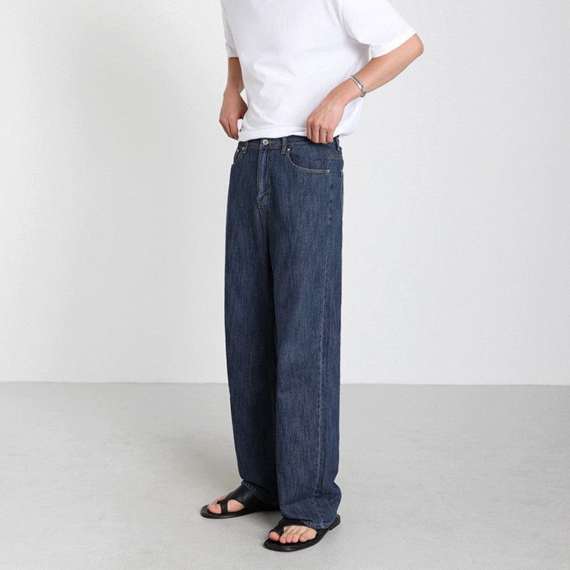 Japanese Brand × Jean Retro loose high street wide leg casual jeans Size US 32 / EU 48 - 5 Thumbnail