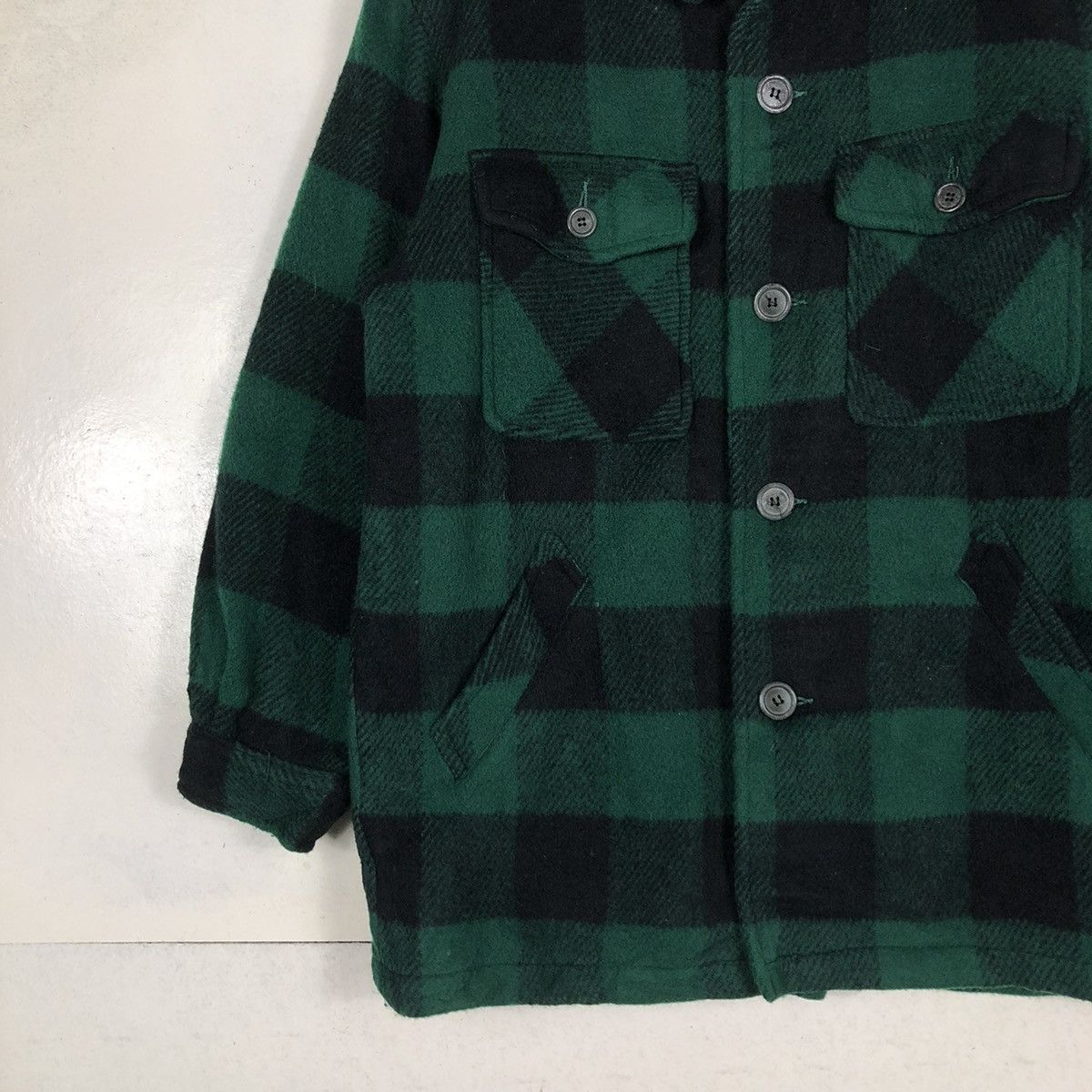 Japanese Brand 📌VTG WOOL SHIRT JACKET TARTAN DESIGN MACHOPE ISSEY MIYAKE Size US M / EU 48-50 / 2 - 6 Thumbnail