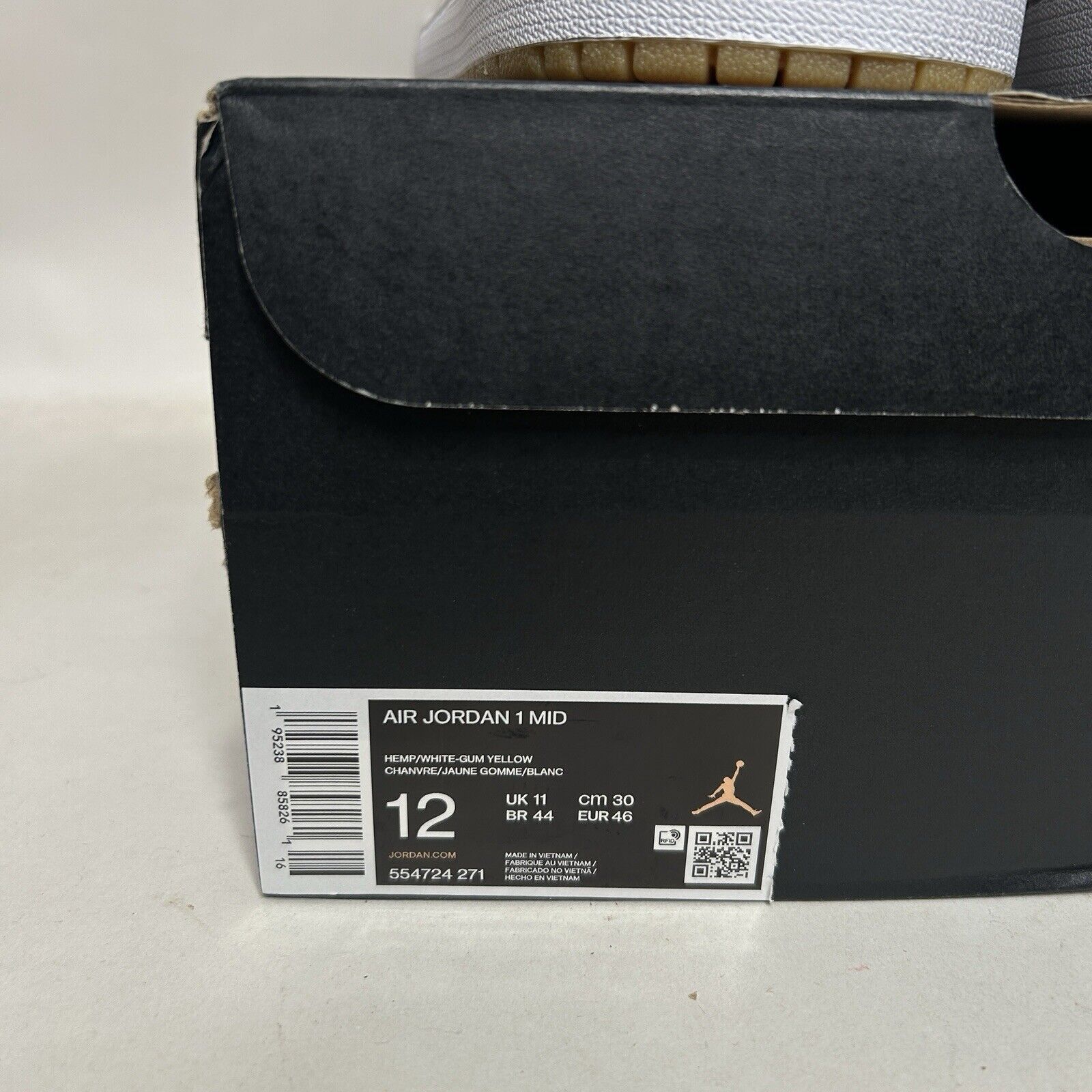 Jordan Brand Nike Shoes Air Jordan 1 Mid Retro “Hemp/Tan Gum” 2024 Size US 12 / EU 45 - 5 Thumbnail