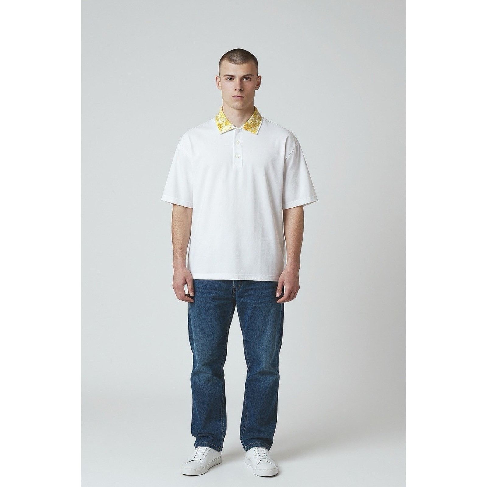 Versace Logo Embroidered baroque Print Polo Shirt US 2xl It 4xl Size US XXL / EU 58 / 5 - 1 Thumbnail