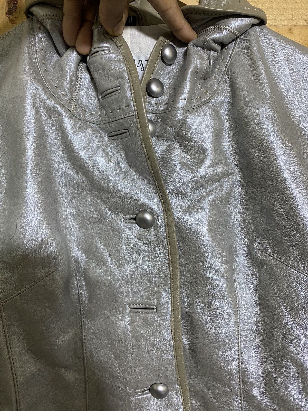 Balmain Offernow🔥Vintage balmain paris leather jacket Size S / US 4 / IT 40 - 5 Thumbnail