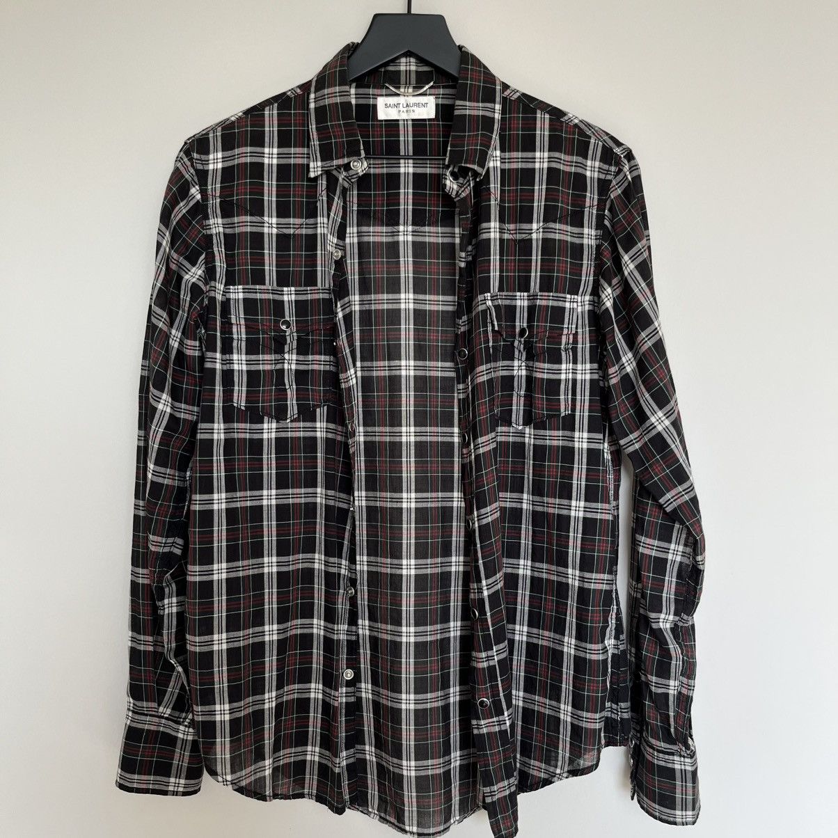 Saint Laurent Paris Saint Laurent Paris Western Shirt Size US M / EU 48-50 / 2 - 1 Thumbnail