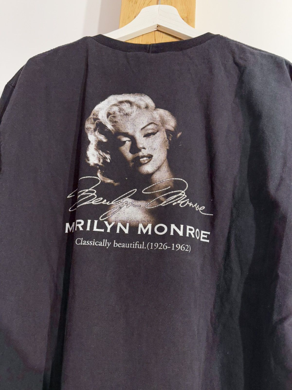 Band Tees × Vintage RARE Marilyn Monroe t-shirt from 90s vintage single stich Size US XL / EU 56 / 4 - 4 Thumbnail