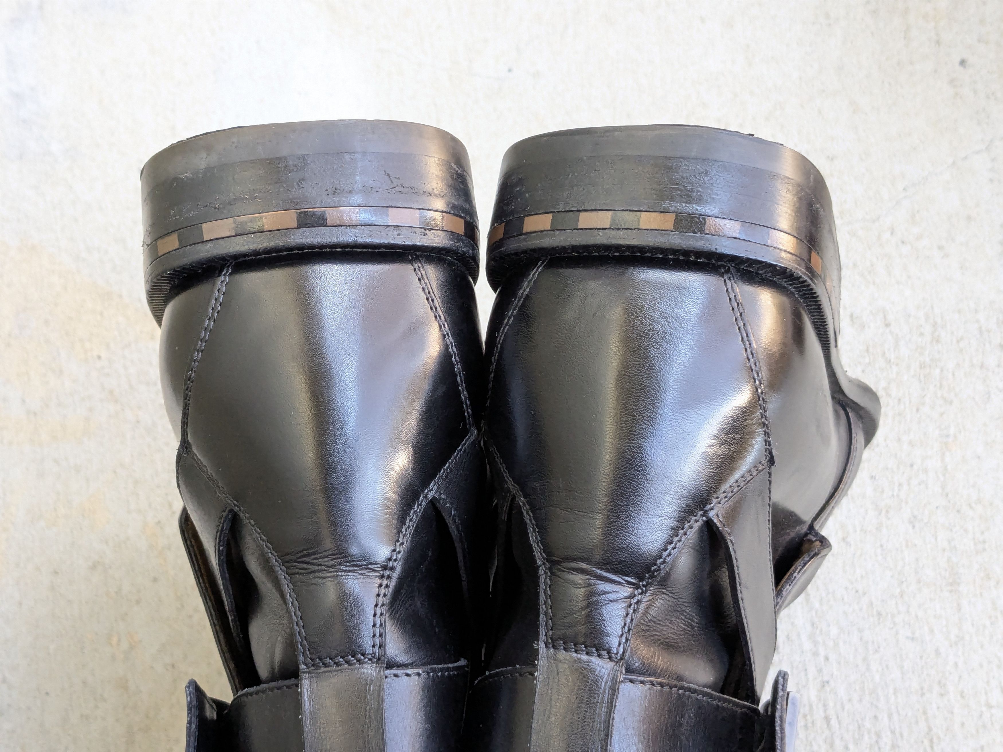 Louis Vuitton Louis Vuitton Jodhpur Boots Black Leather 9 Buckle Size US 9 / EU 42 - 11 Thumbnail