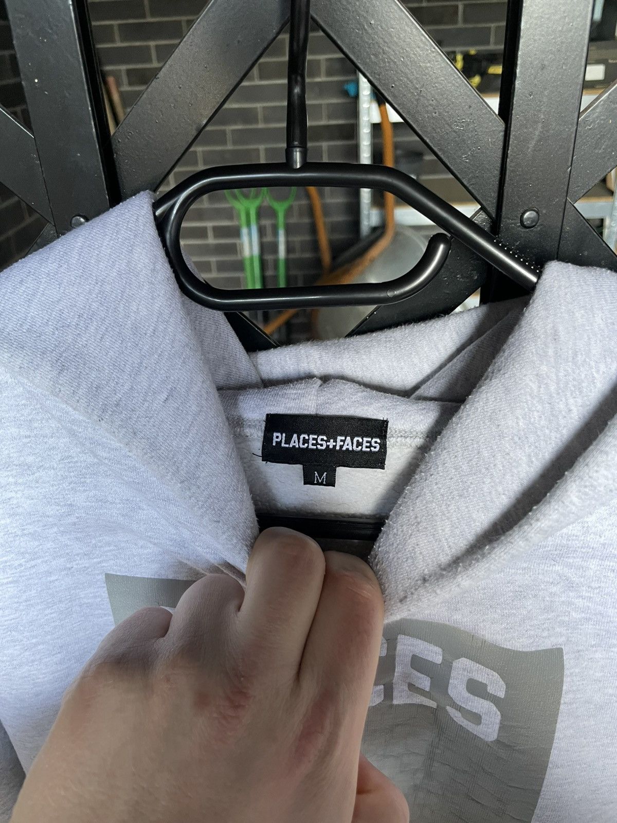 Japanese Brand × Places + Faces Vintage Places + Faces Big Logo Reflective Rare Hoodie Size US M / EU 48-50 / 2 - 8 Thumbnail