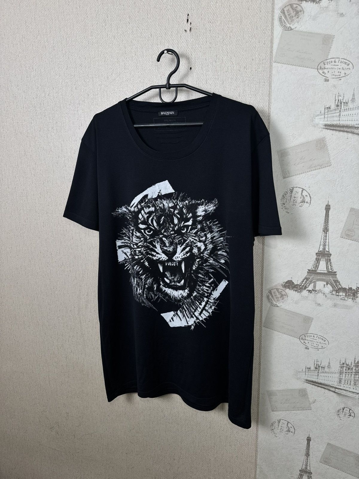 Balmain Balmain T shirt Tiger Print Luxury Black XL Size US XL / EU 56 / 4 - 3 Thumbnail