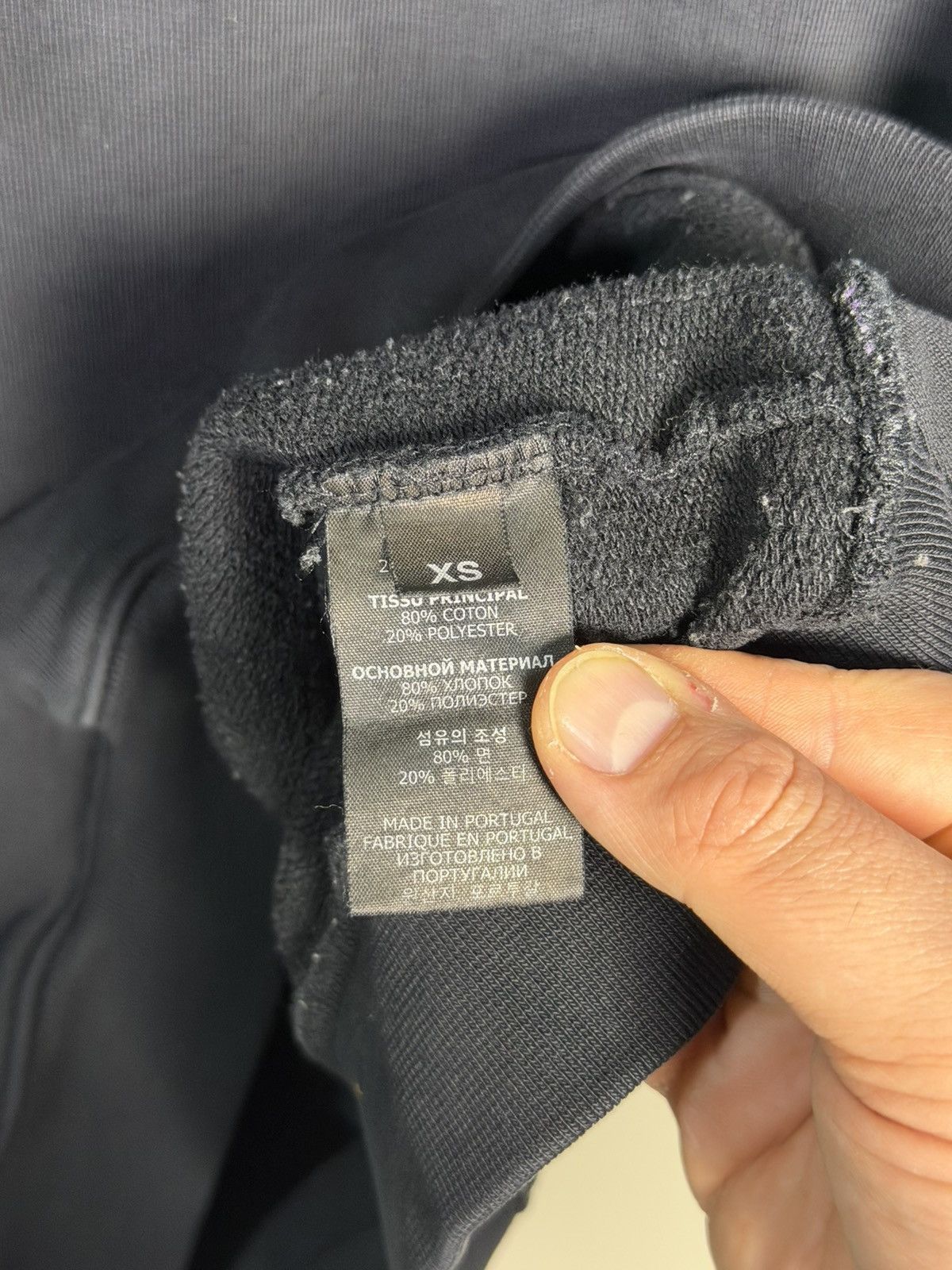 Vetements *RARE* VETEMENTS RUN TAPE LOGO OVERSIZED SWEATER HOODIE Size US XS / EU 42 / 0 - 7 Thumbnail