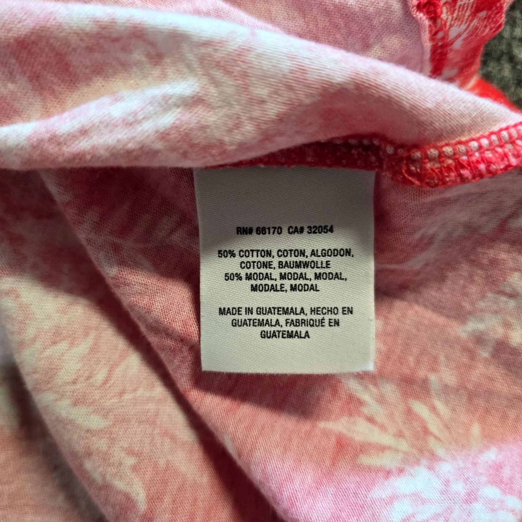 Vintage Maeve Top Womens Medium Pink Red Floral Tie Waist Tee Short Sleeve Anthro Shirt Size M / US 6-8 / IT 42-44 - 7 Thumbnail