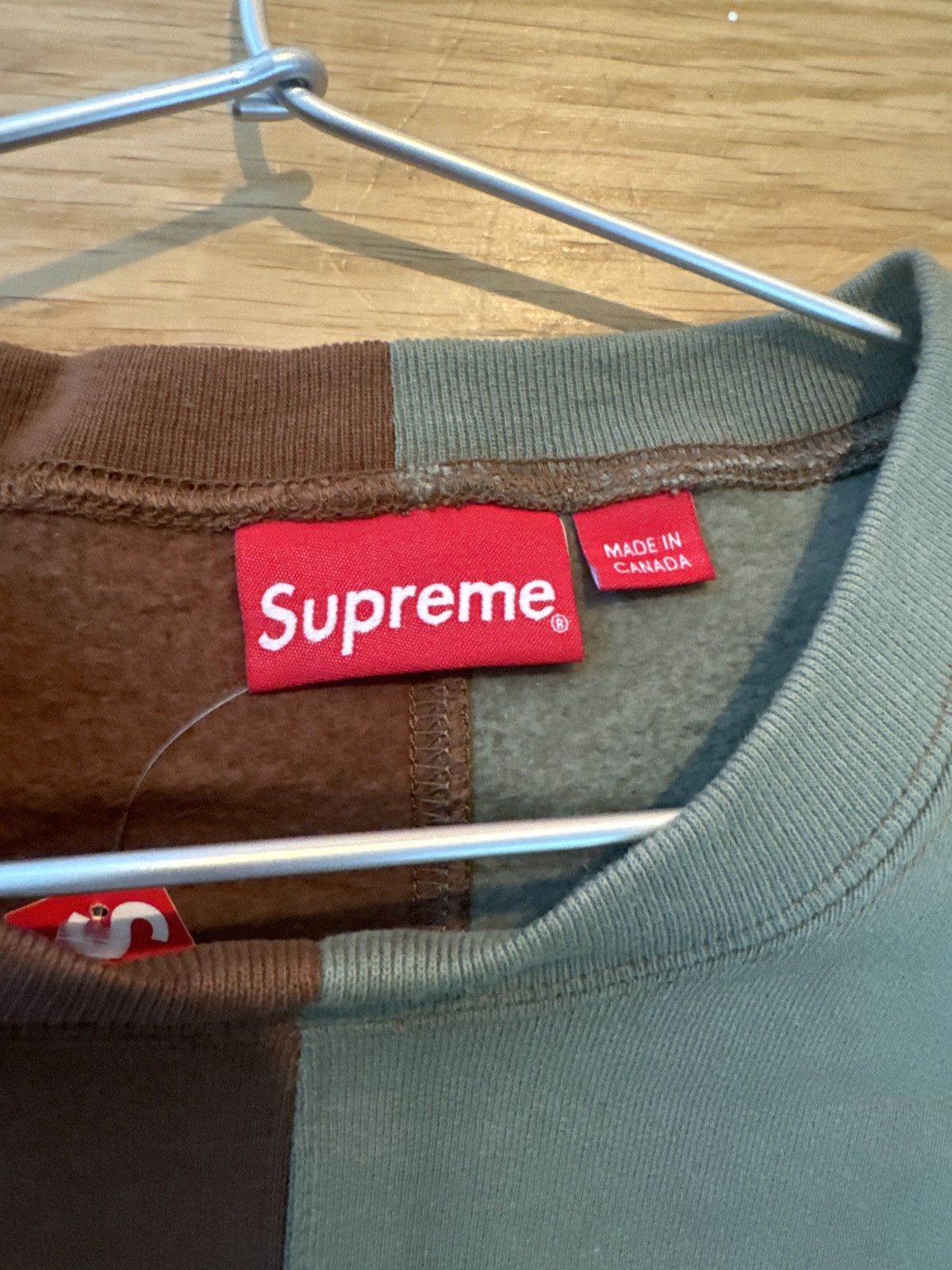 Supreme supreme crew brown green Size US XL / EU 56 / 4 - 5 Thumbnail