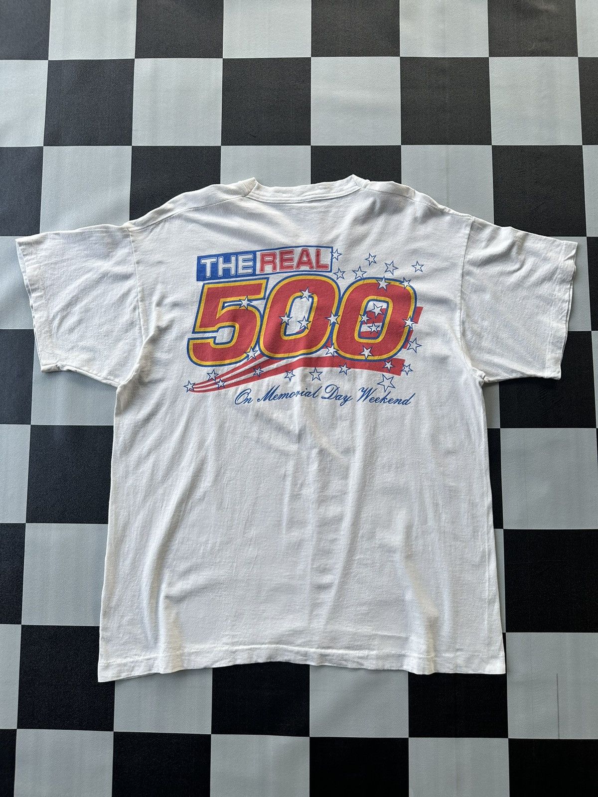Formula 1 Vintage Us 500 Speedway 1996 Single Stitch Tshirt A499 Size US L / EU 52-54 / 3 - 1 Thumbnail