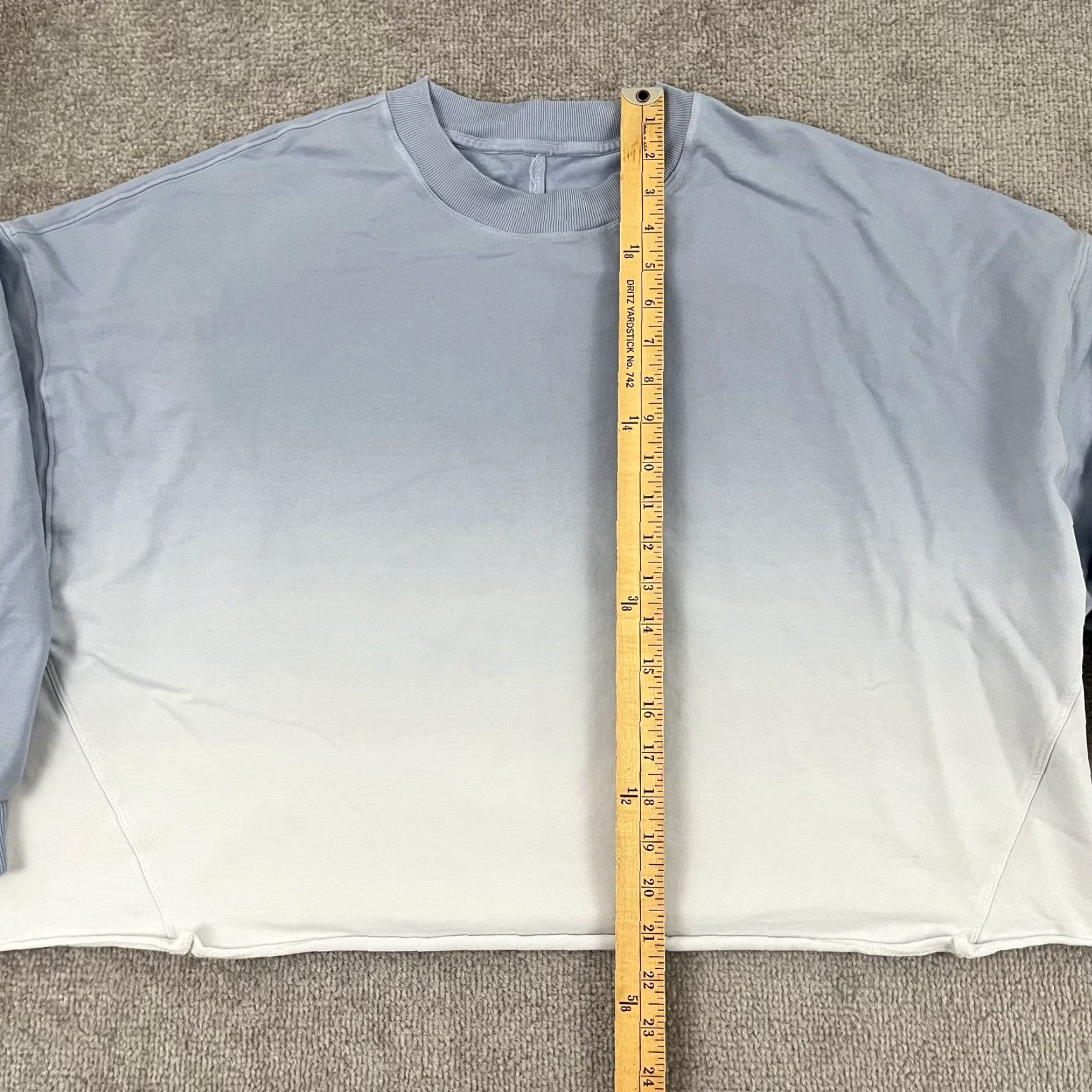 Lululemon Lululemon Oversized Boxy Crewneck Sweatshirt Women’s L/XL Blue Cropped Athleisure Size L / US 10 / IT 46 - 4 Thumbnail