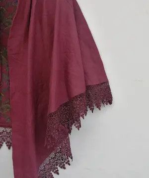 Japanese Brand Vintage Marseille Elegant Fashion Wool cape shawls Size ONE SIZE - 5 Thumbnail