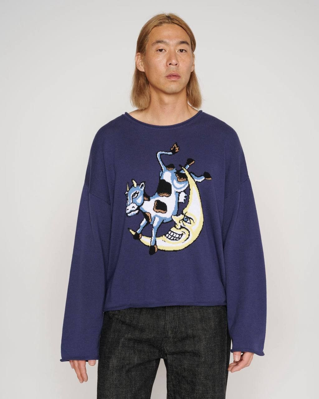 Brain Dead Brain Dead Diddle Cropped Sweater New Rare Large Size US L / EU 52-54 / 3 - 3 Thumbnail